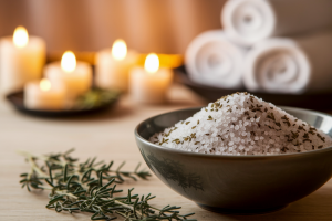 bol-sel-herbes-bougies-serviettes