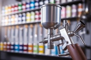 grosplan-pistolet-peinture-metallique-atelier