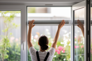 personne-installant-store-fenetre-jardin