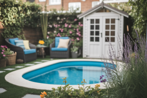piscine-jardin-verdure-fleurs