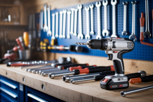 perceuse-professionnelle-etabli-outils