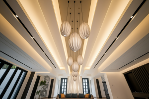 salon-moderne-suspensions-plafond-haut
