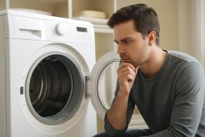 personne-verifie-seche-linge-serviettes