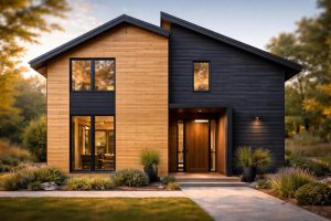 maison-moderne-facade-bois-bardage-clin