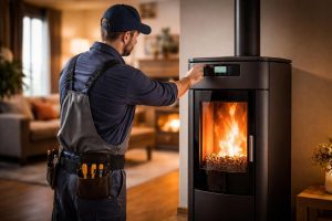 technicien-uniforme-poele-salon-elegant