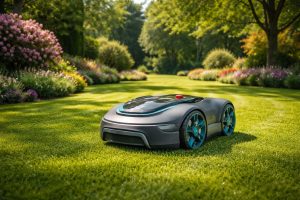 robot-tondeuse-pelouse-jardin-verdoyant