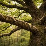 chene-chenilles-processionnaires-foret-floue